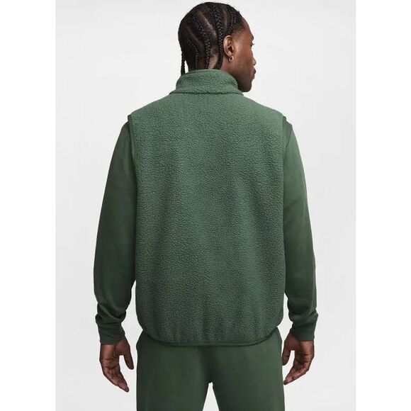 Nike NWT Vest  Sportswear Club Fleece Winterized Zip-Front Vest Fir/White - Picture 4 of 9